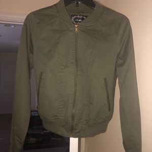 Bomber Olive Green Jacket